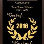 Best Acct in Burbank 2016 Award