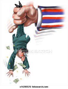 Uncle Sam Shaking Us Down